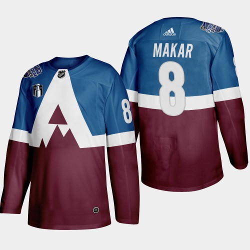 Adidas Colorado Colorado Avalanche #8 Cale Makar Men’s 2022 Stanley Cup Final Patch Stadium Series Burgundy Stitched NHL Jersey Men’s