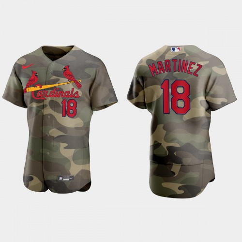 St.Louis St.Louis Cardinals #18 Carlos Martinez Men’s Nike 2021 Armed Forces Day Authentic MLB Jersey -Camo Men’s
