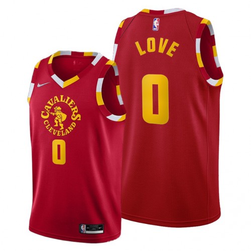 Cleveland Cleveland Cavaliers #0 Kevin Love Men’s 2021-22 City Edition Red NBA Jersey Men’s