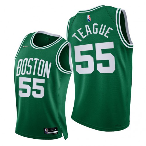 Nike Boston Celtics #55 Jeff Teague Men’s 2021-22 75th Diamond Anniversary NBA Jersey Green Men’s