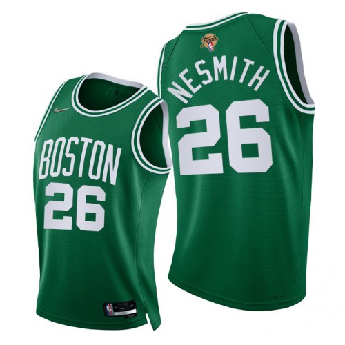 Nike Boston Celtics #26 Aaron Nesmith Men’s Green 2022 NBA Finals Diamond Anniversary Jersey Men’s