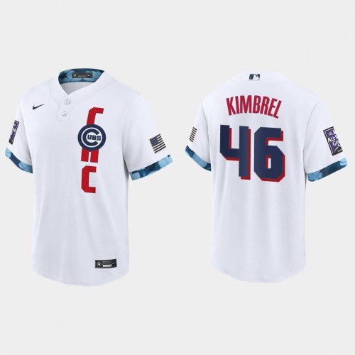 Chicago Chicago Cubs #46 Craig Kimbrel 2021 Mlb All Star Game Fan’s Version White Jersey Men’s