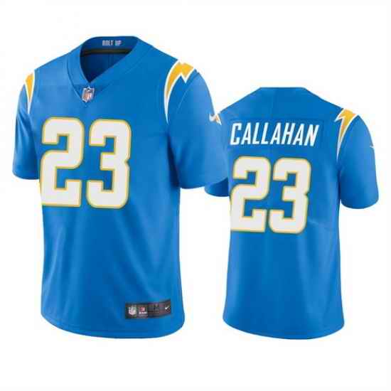 Men Los Angeles Chargers #23 Bryce Callahan Blue Vapor Untouchable Limited Stitched Jersey