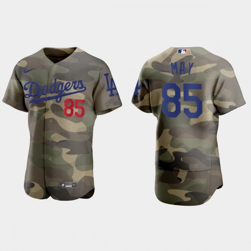 Los Angeles Los Angeles Dodgers #85 Dustin May Men’s Nike 2021 Armed Forces Day Authentic MLB Jersey -Camo Men’s