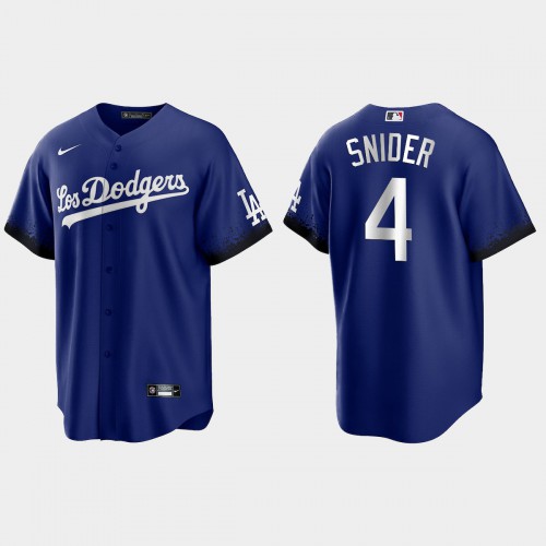Los Angeles Los Angeles Dodgers #4 Duke Snider Nike Men’s 2021 City Connect Game MLB Jersey Royal Men’s