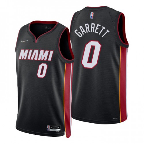 Nike Miami Heat #0 Marcus Garrett Black Men’s 2021-22 NBA 75th Anniversary Diamond Swingman Jersey – Icon Edition Men’s