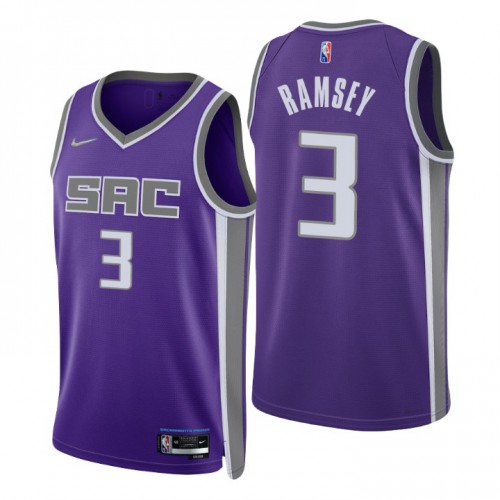 Nike Sacramento Kings #3 Jahmi’us ramsey Purple Men’s 2021-22 NBA 75th Anniversary Diamond Swingman Jersey – Icon Edition Men’s