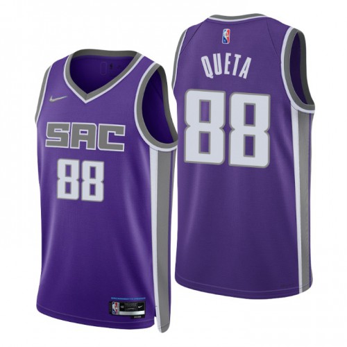 Nike Sacramento Kings #88 Neemias Queta Purple Men’s 2021-22 NBA 75th Anniversary Diamond Swingman Jersey – Icon Edition Men’s