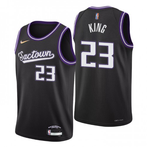 Sacramento Sacramento Kings #23 Louis King Men’s Nike Black 2021/22 Swingman NBA Jersey – City Edition Men’s