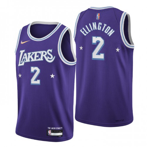 Los Angeles Los Angeles Lakers #2 Wayne Ellington Men’s Nike Purple 2021/22 Swingman NBA Jersey – City Edition Men’s