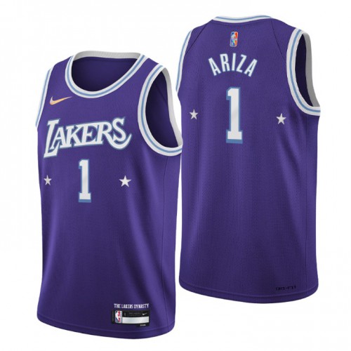 Los Angeles Los Angeles Lakers #1 Trevor Ariza Men’s Nike Purple 2021/22 Swingman NBA Jersey – City Edition Men’s