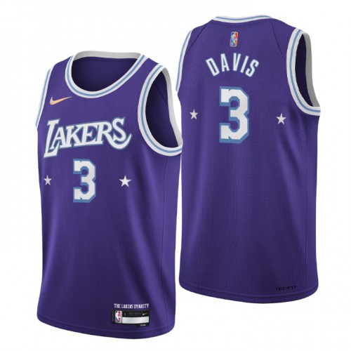 Los Angeles Los Angeles Lakers #3 Anthony Davis Men’s Nike Purple 2021/22 Swingman NBA Jersey – City Edition Men’s