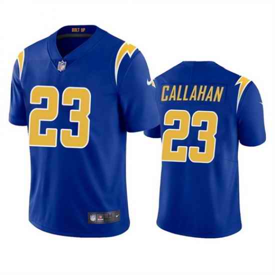 Men Los Angeles Chargers #23 Bryce Callahan Royal Vapor Untouchable Limited Stitched Jersey