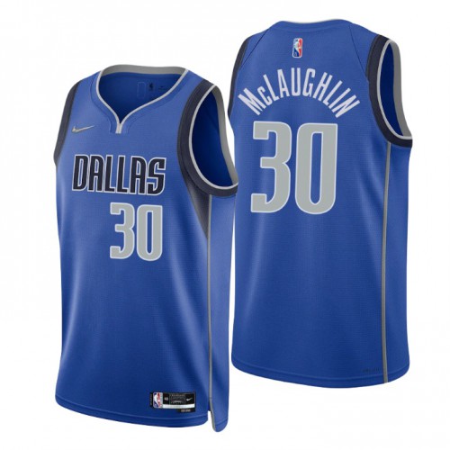 Nike Dallas Mavericks #30 Jaquori Mclaughlin Blue Men’s 2021-22 NBA 75th Anniversary Diamond Swingman Jersey – Icon Edition Men’s