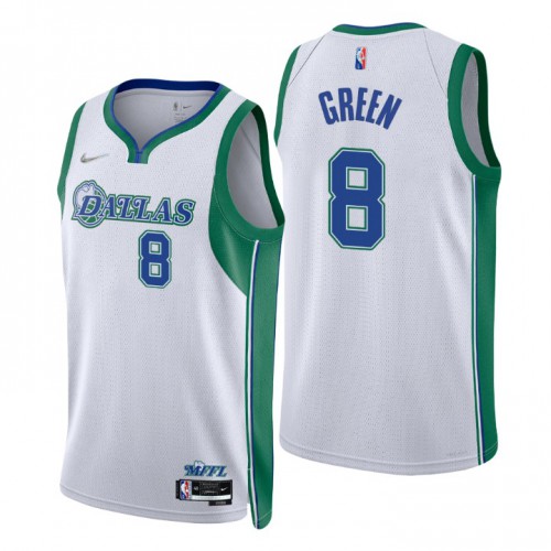 Dallas Dallas Mavericks #8 Josh Green Men’s Nike White 2021/22 Swingman NBA Jersey – City Edition Men’s