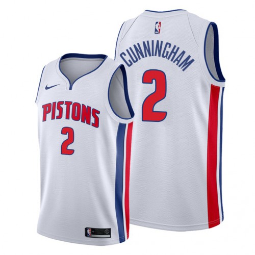 Detroit Detroit Pistons #2 Cade Cunningham Youth White Jersey 2021 NB.1 Youth