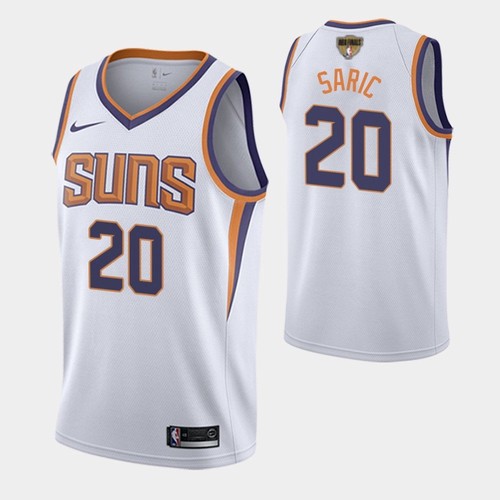 Nike Phoenix Suns #20 Dario Saric Youth 2021 NBA Finals Bound Swingman Association Edition Jersey White Youth