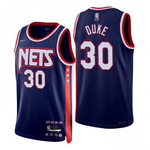 Brooklyn Brooklyn Nets #30 David Duke Coffey Men’s Nike Navy 2021/22 Swingman NBA Jersey – City Edition Men’s