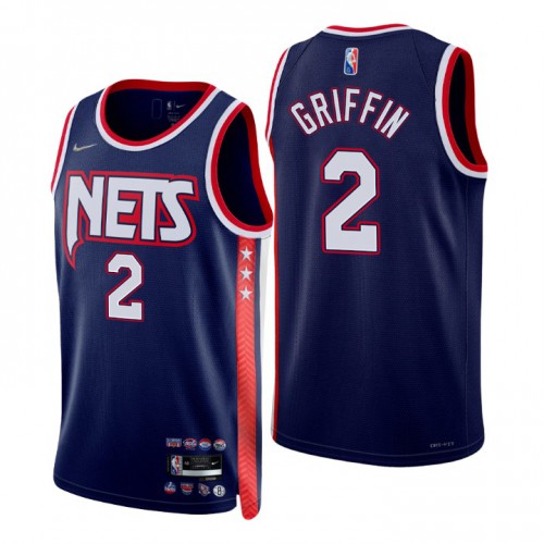 Brooklyn Brooklyn Nets #2 Blake Griffin Men’s Nike Navy 2021/22 Swingman NBA Jersey – City Edition Men’s
