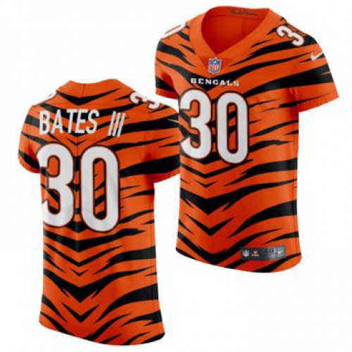 Nike Cincinnati Bengals #30 Jessie Bates III Men’s 2021-22 Orange City Edition Elite NFL Jersey Men’s