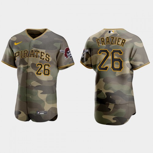 Pittsburgh Pittsburgh Pirates #26 Adam Frazier Men’s Nike 2021 Armed Forces Day Authentic MLB Jersey -Camo Men’s
