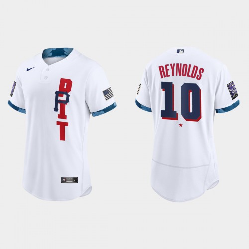Pittsburgh Pittsburgh Pirates #10 Bryan Reynolds 2021 Mlb All Star Game Authentic White Jersey Men’s