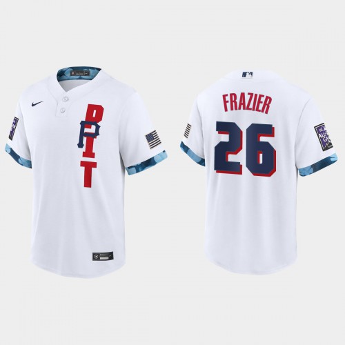 Pittsburgh Pittsburgh Pirates #26 Adam Frazier 2021 Mlb All Star Game Fan’s Version White Jersey Men’s
