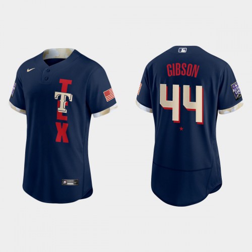 Texas Texas Rangers #44 Kyle Gibson 2021 Mlb All Star Game Authentic Navy Jersey Men’s