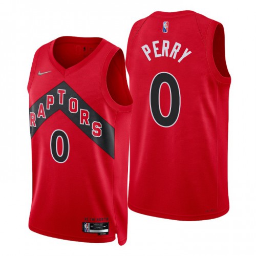 Nike Toronto Raptors #0 Reggie Perry Red Men’s 2021-22 NBA 75th Anniversary Diamond Swingman Jersey – Icon Edition Men’s