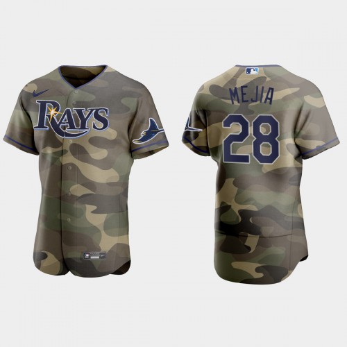 Tampa Bay Tampa Bay Rays #28 Francisco Mejia Men’s Nike 2021 Armed Forces Day Authentic MLB Jersey -Camo Men’s
