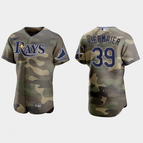 Tampa Bay Tampa Bay Rays #39 Kevin Kiermaier Men’s Nike 2021 Armed Forces Day Authentic MLB Jersey -Camo Men’s