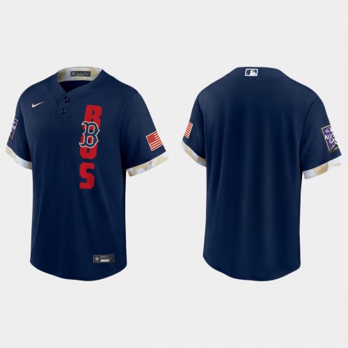 Boston Boston Red Sox 2021 Mlb All Star Game Fan’s Version Navy Jersey Men’s