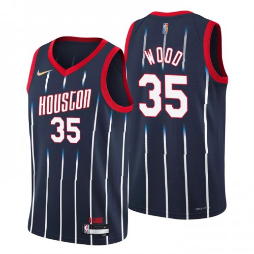 Houston Houston Rockets #35 Christian Wood Men’s Nike Navy 2021/22 Swingman NBA Jersey – City Edition Men’s