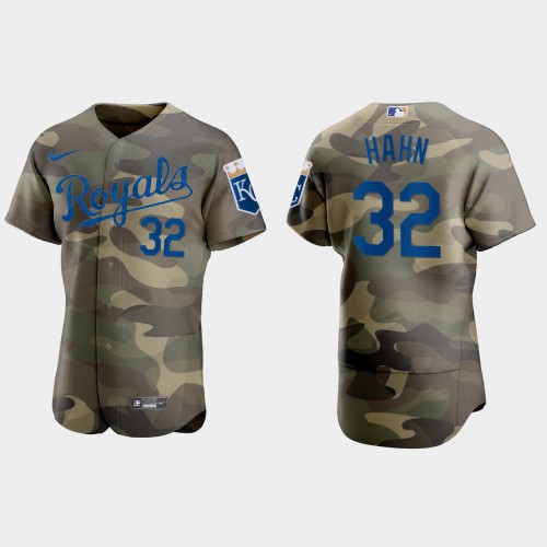 Kansas City Kansas City Royals #32 Jesse Hahn Men’s Nike 2021 Armed Forces Day Authentic MLB Jersey -Camo Men’s