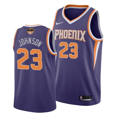 Nike Phoenix Suns #23 Cameron Johnson Men’s 2021 NBA Finals Bound Swingman Icon Edition Jersey Purple Men’s