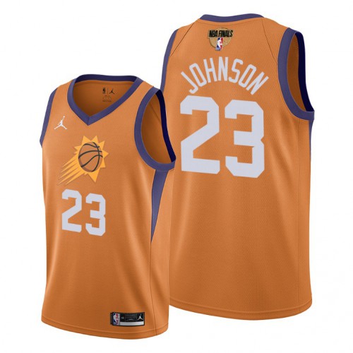 Phoenix Phoenix Suns #23 Cameron Johnson Men’s 2021 NBA Finals Bound Statement Edition NBA Jersey Orange Men’s