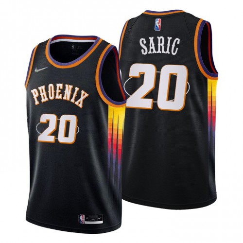 Phoenix Phoenix Suns #20 Dario Saric Men’s Nike Black 2021/22 Swingman NBA Jersey – City Edition Men’s