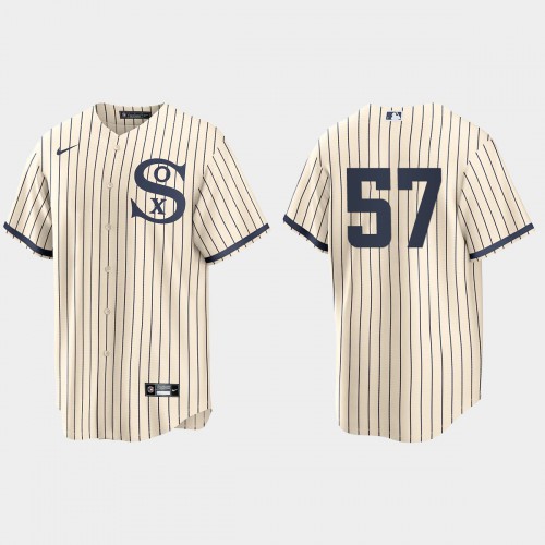 Chicago Chicago White Sox #57 Jace Fry Men’s Nike White 2021 Field of Dreams Game MLB Jersey Men’s