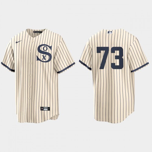 Chicago Chicago White Sox #73 Yermin Mercedes Men’s Nike White 2021 Field of Dreams Game MLB Jersey Men’s