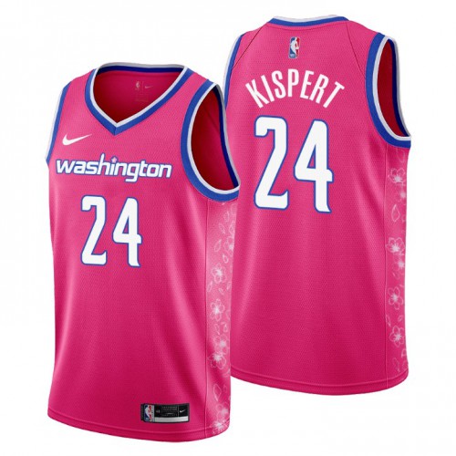 Nike Washington Wizards #24 Corey Kispert Men’s 2022-23 City Edition NBA Jersey – Cherry Blossom Pink Men’s