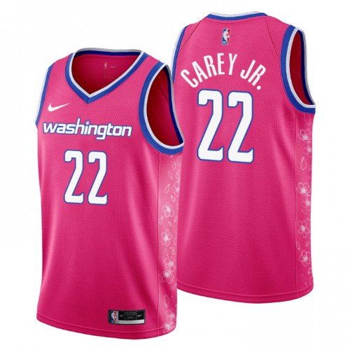 Nike Washington Wizards #22 Vernon Carey Jr. Men’s 2022-23 City Edition NBA Jersey – Cherry Blossom Pink Men’s
