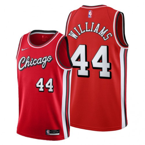 Chicago Chicago Bulls #44 Patrick Williams Women’s 2021-22 City Edition Red NBA Jersey Womens