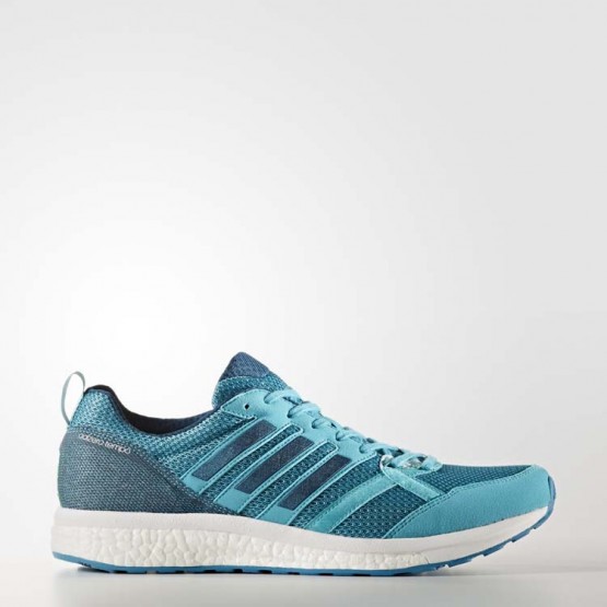Mens Energy Blue Adidas Adizero Tempo 9 Running Shoes 173WHFMK