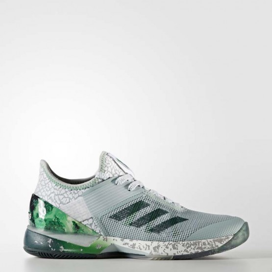 Womens Tactile Green/Forest/Fairway Adidas Adizero Ubersonic 3.0 Jade Tennis Shoes 204AQKRW