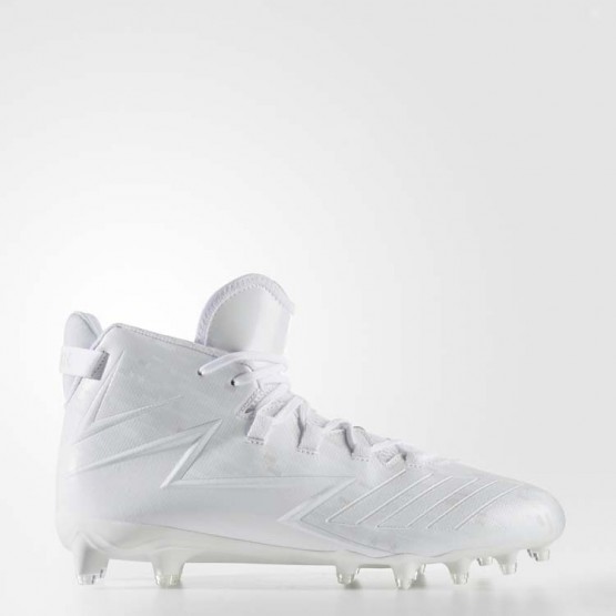 Mens White Ftw/White Adidas Freak X Kevlar Dipped Cleats Football Cleats 215XOATF