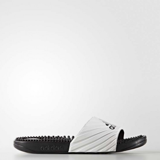 Womens Core Black/White/Black Adidas Voloossage Slides Training Shoes 225SVTNA