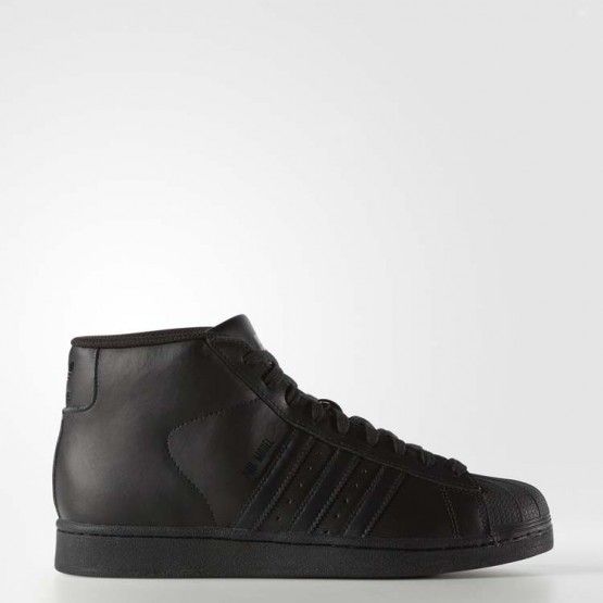 Mens Core Black Adidas Originals Pro Model Shoes 242ZRBQI