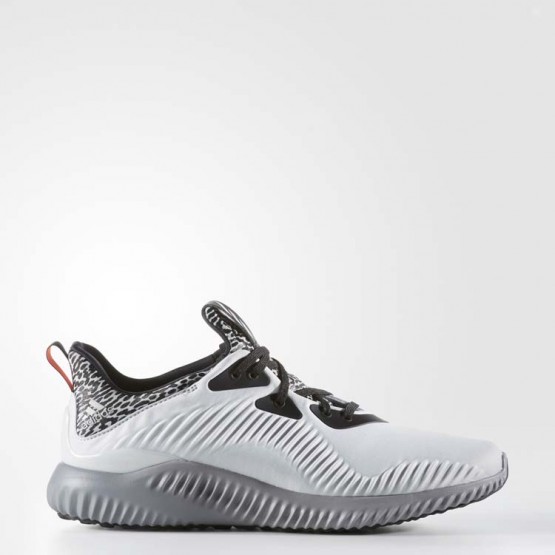 Mens Clear Grey/Matte Silver Adidas Alphabounce Running Shoes 317WASXT
