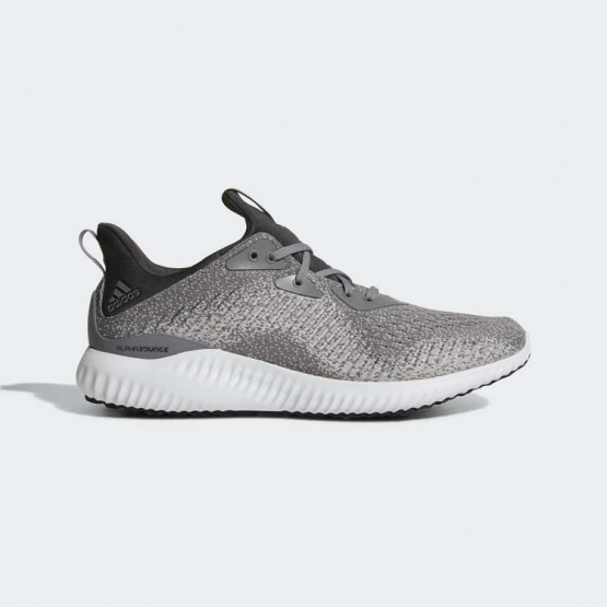 Mens Grey/Solid Grey Adidas Alphabounce Em Running Shoes 359CUZWT