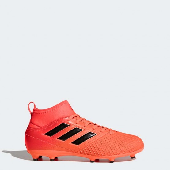 Kids Solar Orange/Black/Infrared Adidas Ace 17.3 Firm Ground Cleats Soccer Cleats 368COMRH